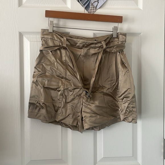 Banana Republic Silk Charmeuse Cargo Shorts NWOT size 4 - Picture 4 of 8